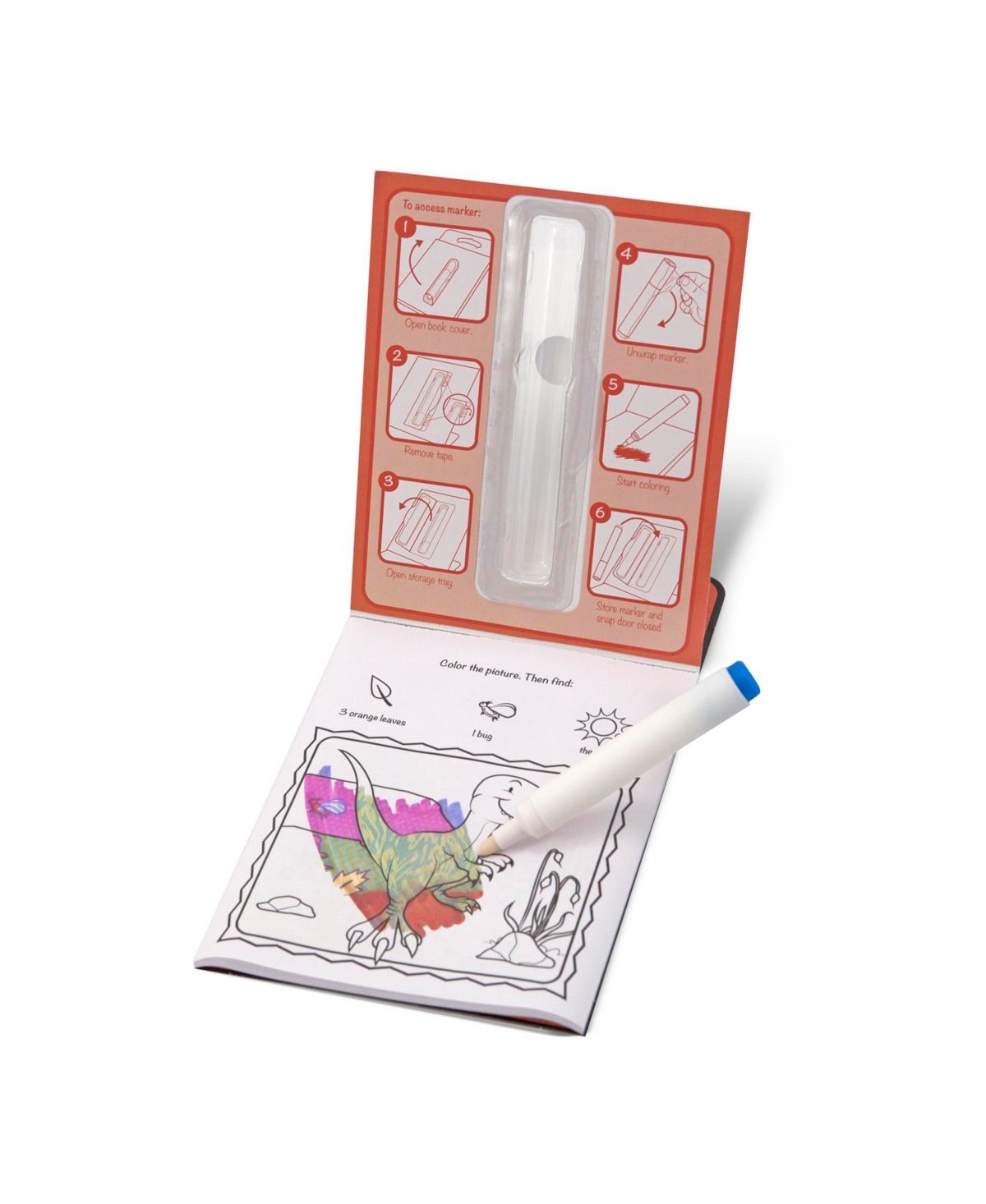 Melissa & Doug On The Go Colorblast Activity Book Dinosaur In Multi