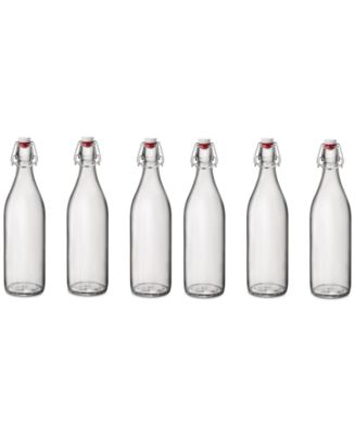 Bormioli Rocco Giara 33.75-Oz. Glass Bottles, Set of 6 - Macy's