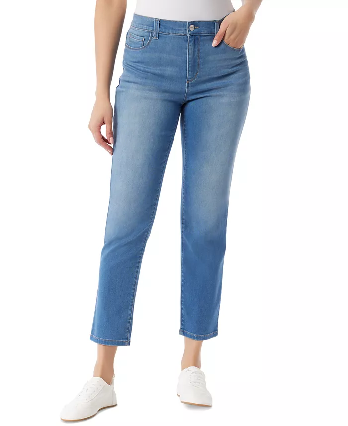 Women's Knitology Cali Straight-Leg Ankle Jeans - thumbnail 4