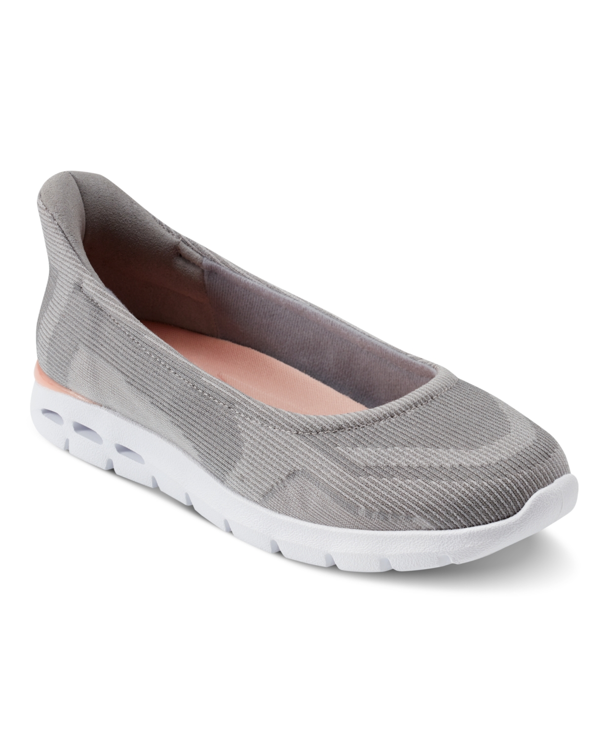 EASY SPIRIT WOMEN'S NOEMI SOEASY LIGHTWEIGHT KNIT SLIP-ON FLATS 