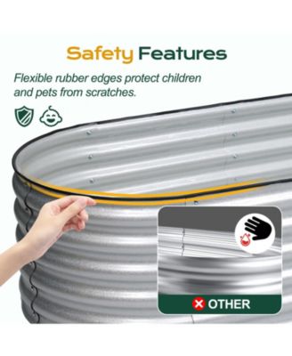 Aluzinc Material Modular Metal Raised Garden Bed