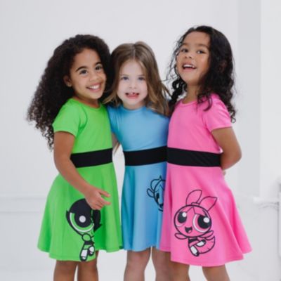 Toddler Girls The Powerpuff The Powerpuff Cosplay Dress to (2T - 14-16