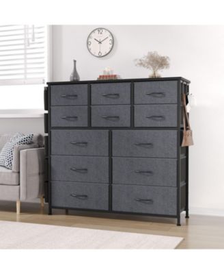 12 Drawer Dresser for for Bedroom, Fabric Dressers & Chest of Drawers