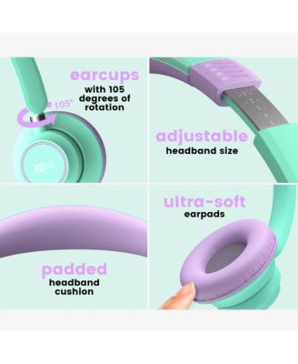 KidJamz KJ45 (2 Pack) 3.5mm Kid's Headphones w/ Inline Microphone