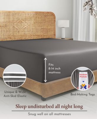 Cool Percale Organic Cotton Fitted Sheet Only, Twin XL