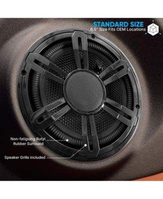6.5" Three-Way Component Car Speaker System Kit
