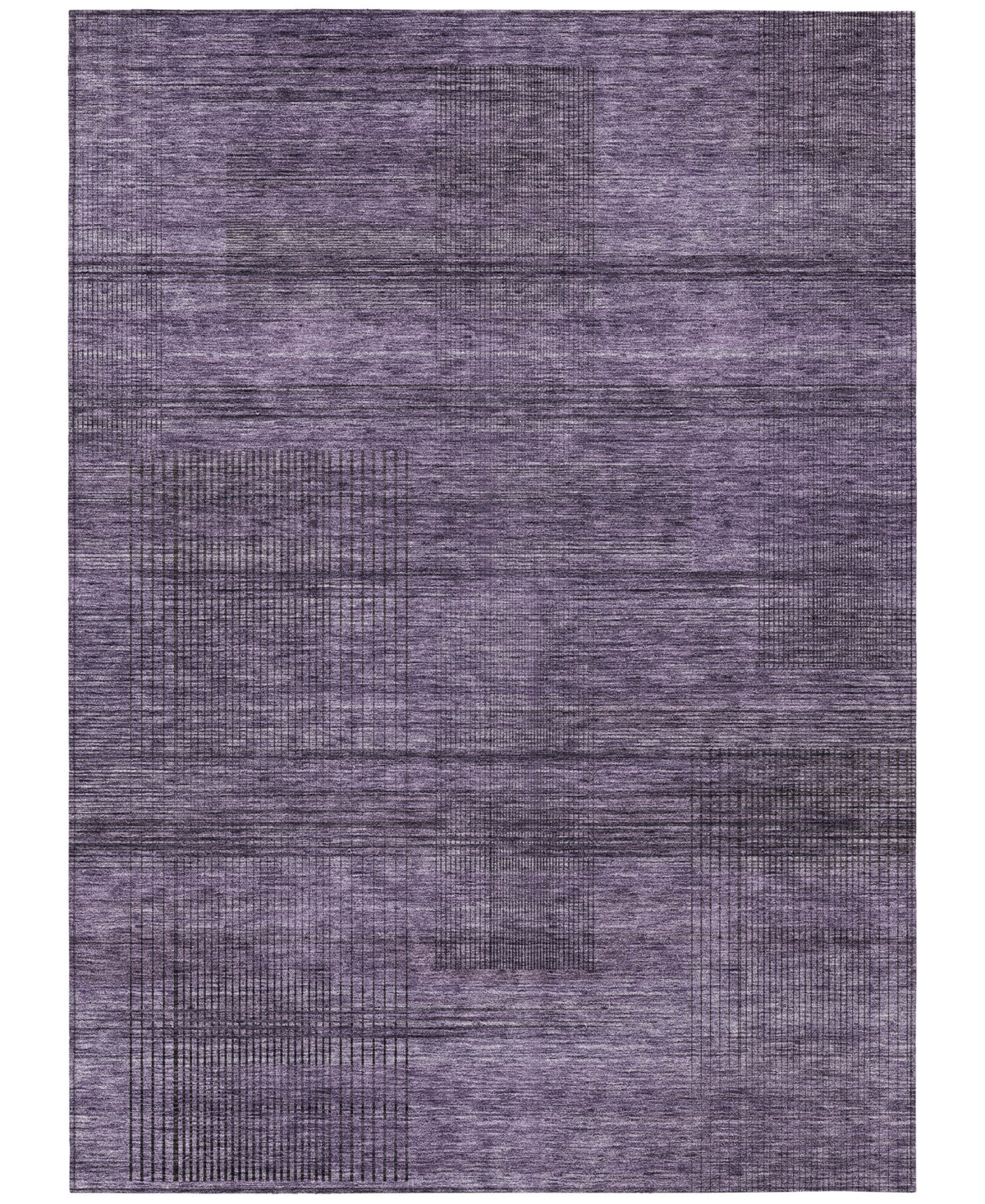 Addison Chantille Acn820 8'x10' Area Rug In Plum