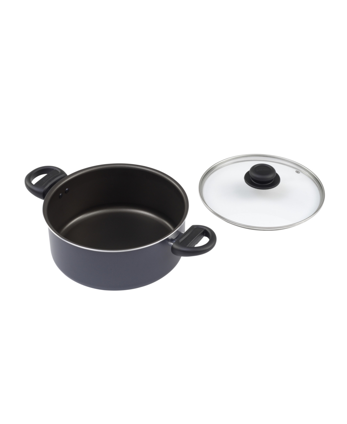 Goodcook Aluminum 4.7-quart Everyday Dutch Oven In Black