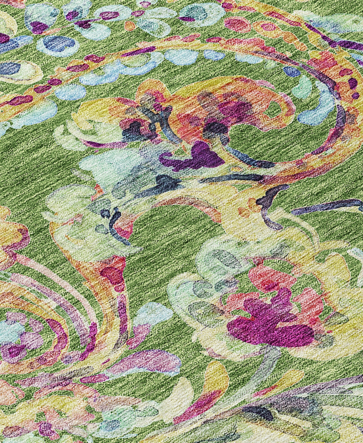 Addison Chantille Machine Washable Acn834 3'x5' Area Rug In Ivy