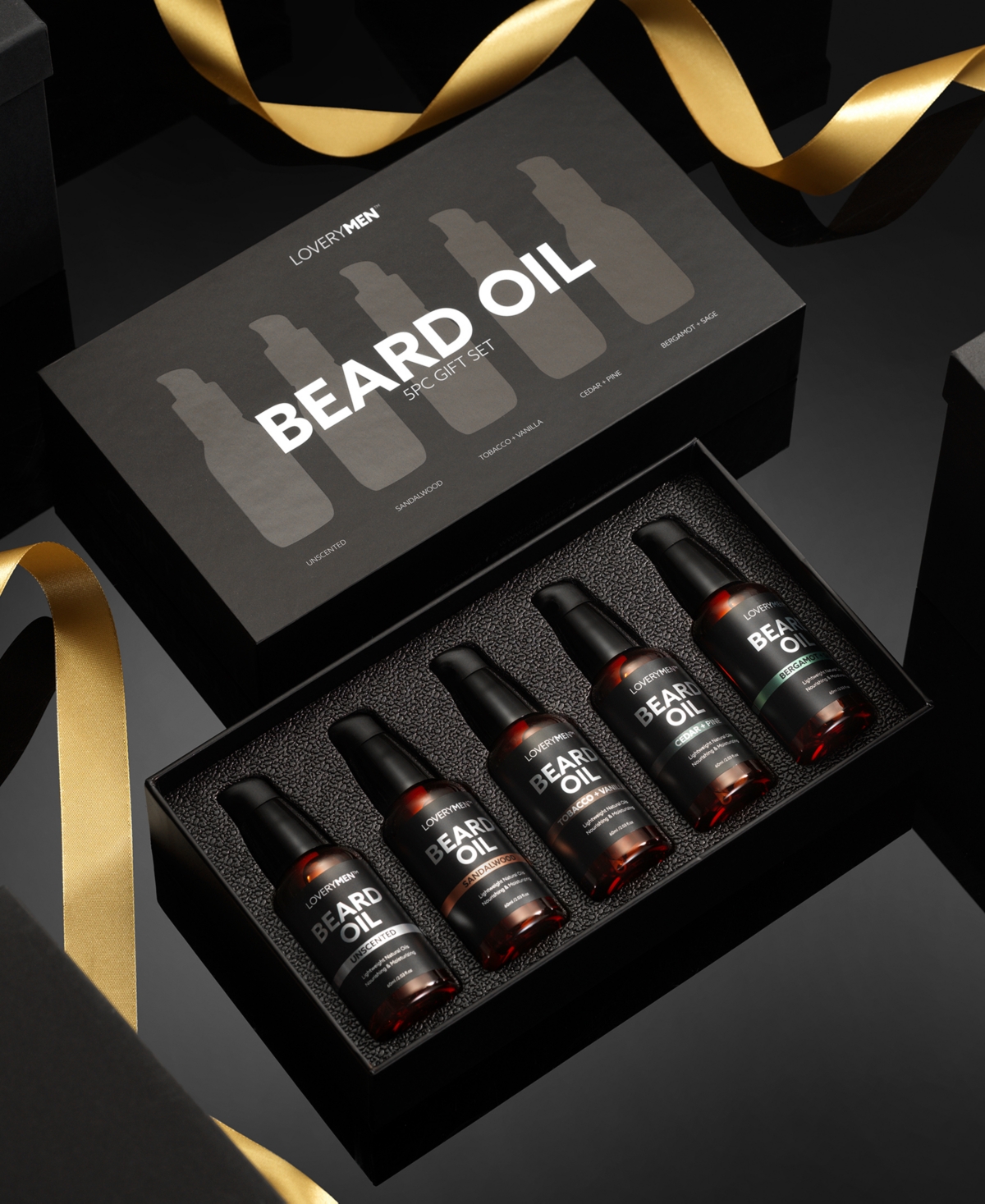 Lovery 5-pc. Men Beard Oil Beard Grooming Gift Set In No Color