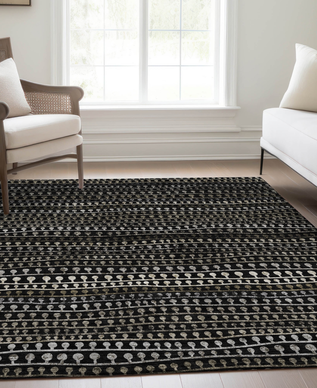 Addison Chantille Acn823 5'x7'6" Area Rug In Taupe