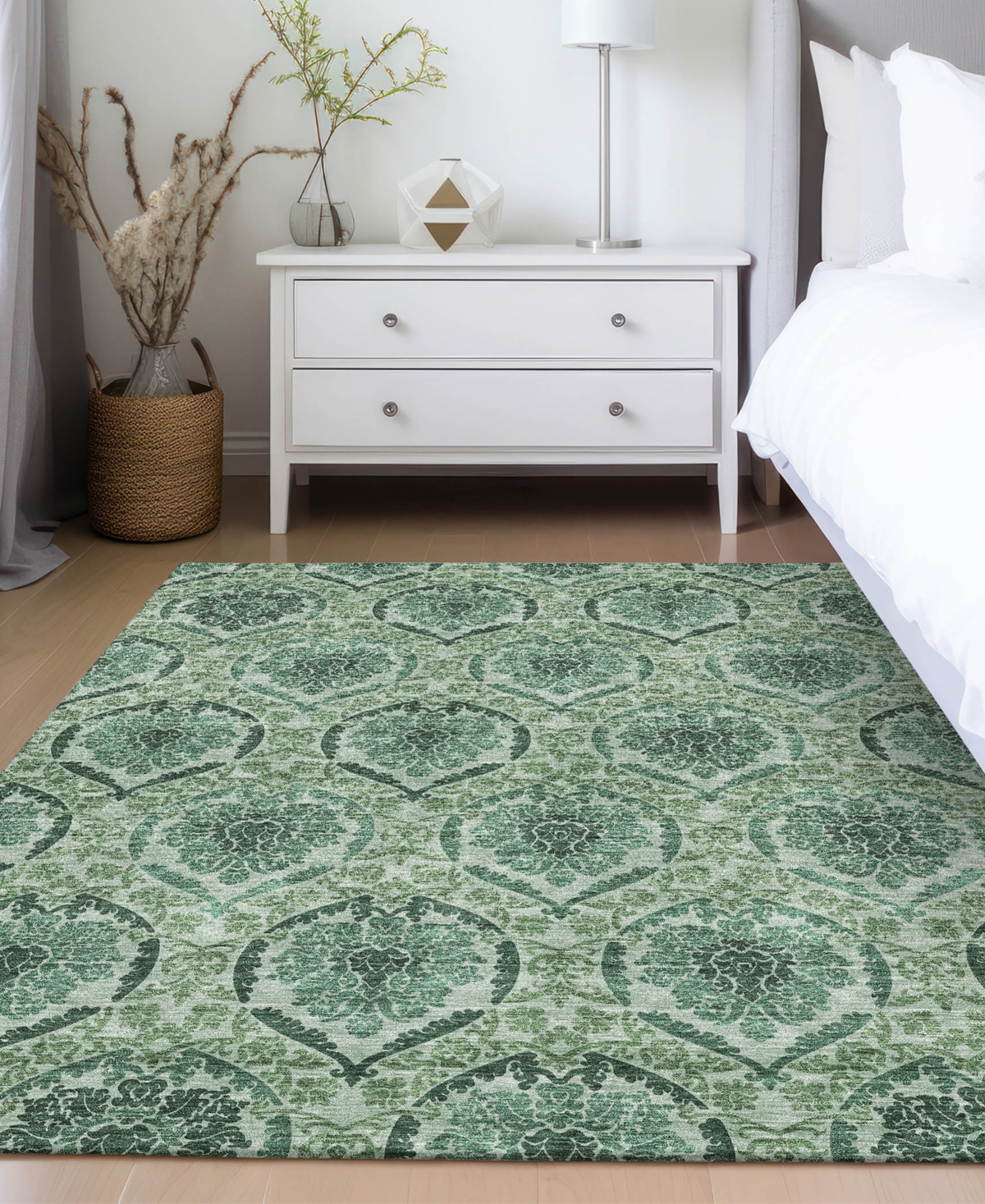 Addison Chantille Acn811 8'x10' Area Rug In Ivy