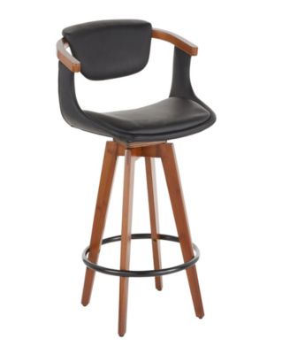 36" Bamboo Oracle Mid-Century Modern Counter Stool