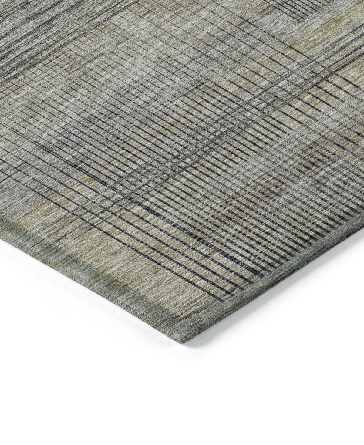 Addison Chantille Acn820 9'x12' Area Rug In Khaki