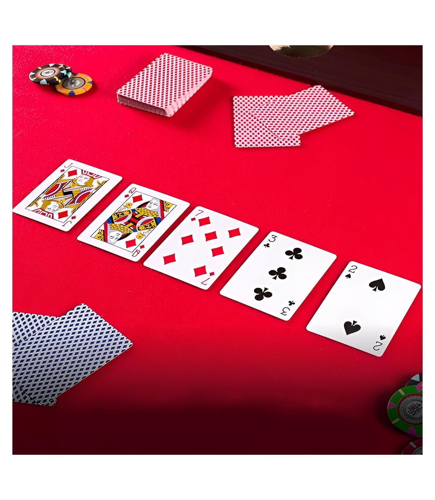Детские карточные игры Slickblue Standard Playing Cards (12-Pack) – Poker Size, Standard Index for Classic Card Games, цвет: Красный — фото 2