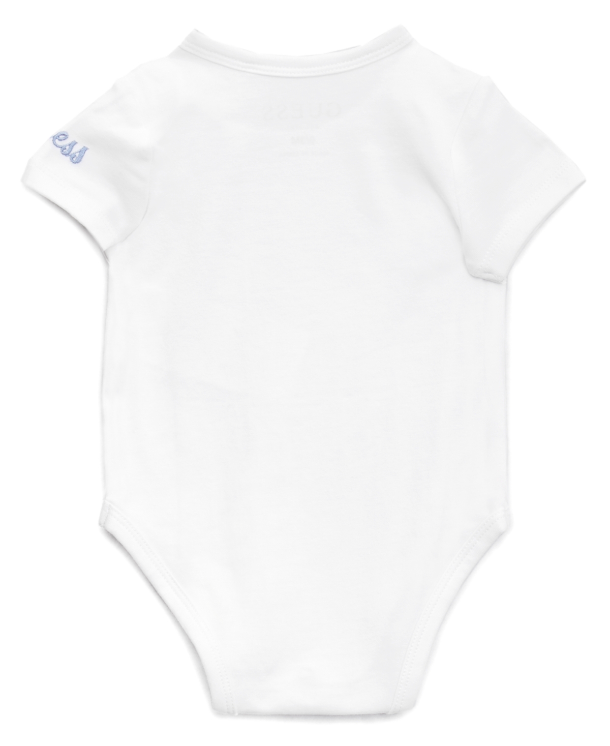 Shop Guess Baby Boys Short Sleeve Bodysuit And Bear Shortall, 2-piece Set In White