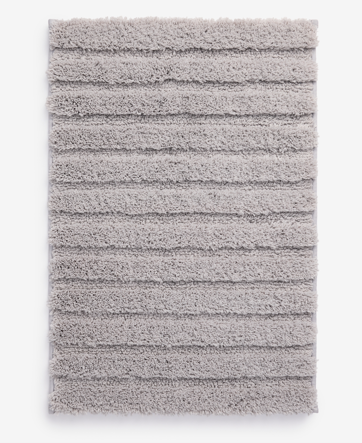 Charter Club Signature Bath Rug, 17" X 24", Exclusively At Macy's In Silver