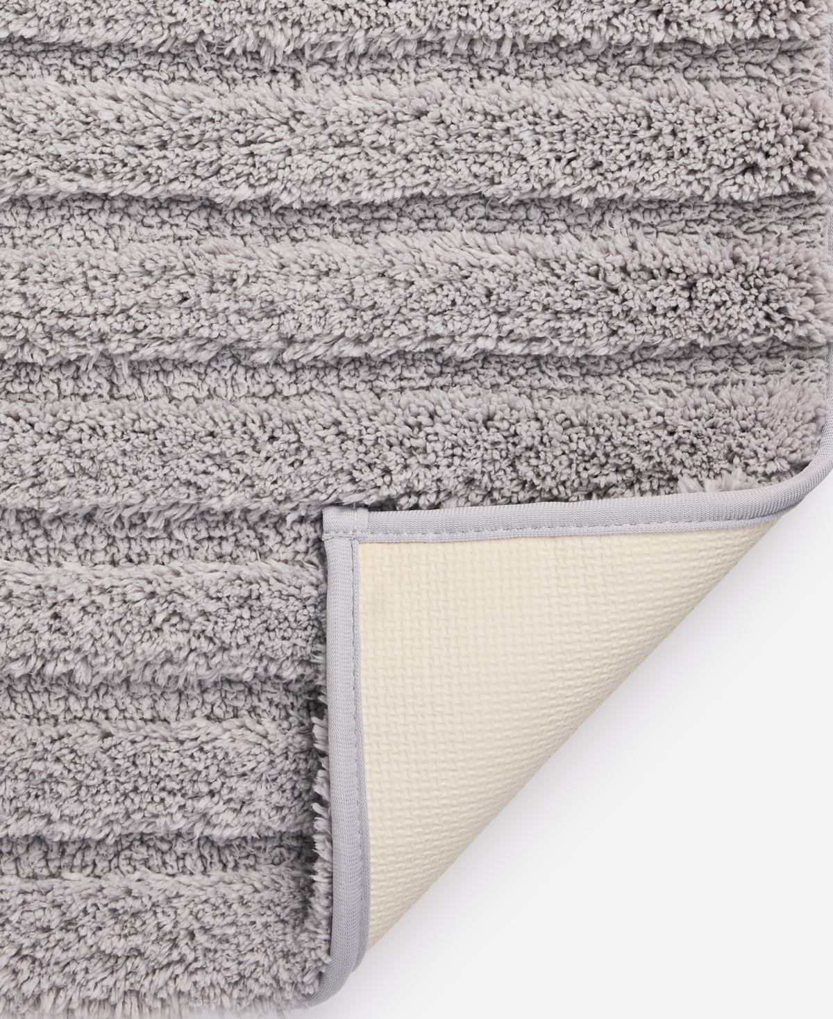 Charter Club Signature Bath Rug, 25.5" X 44", Exclusively At Macy's In Silver