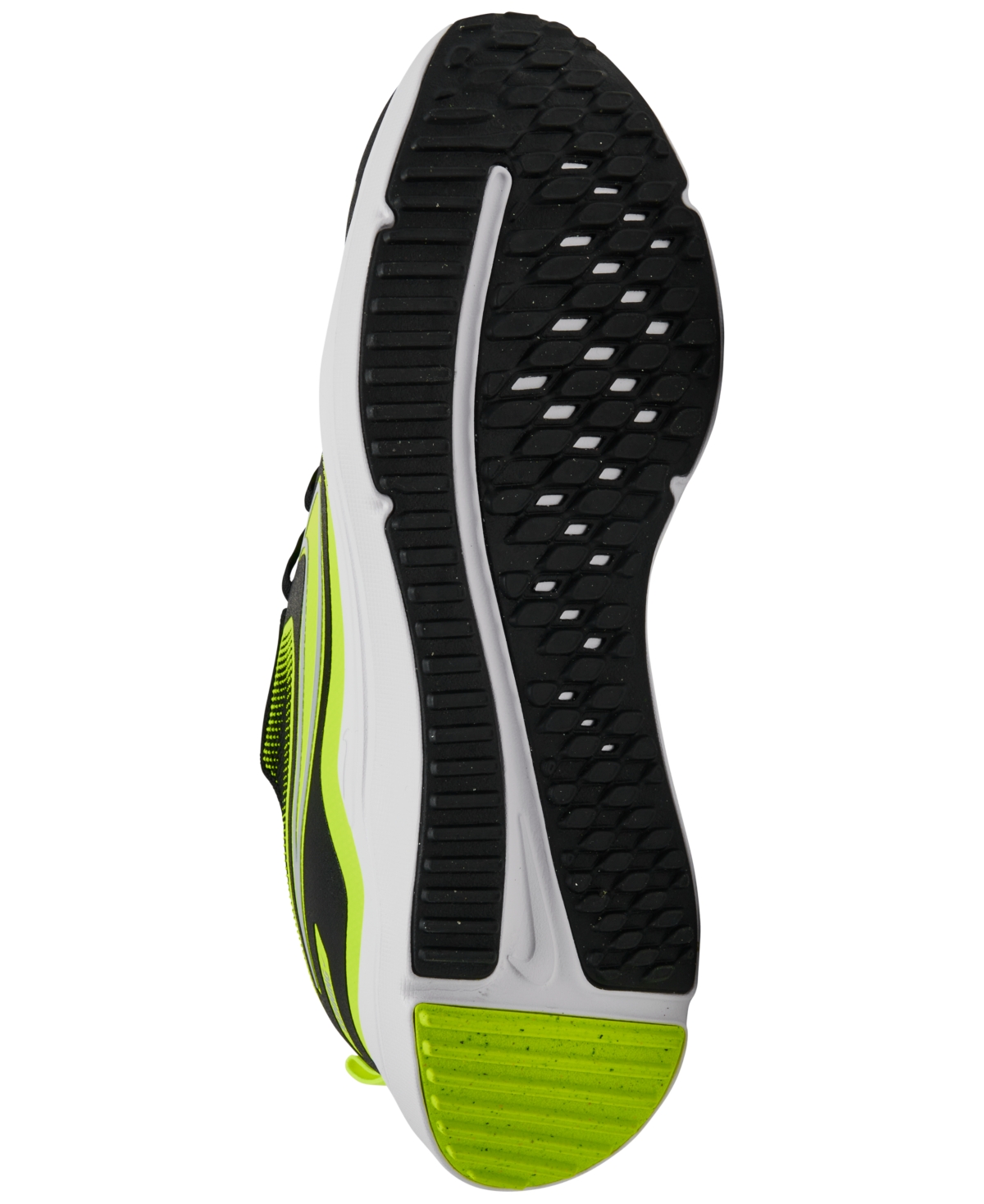 Nike Big Kids Cosmic Runner Running Sneakers From Finish Line In Black,white