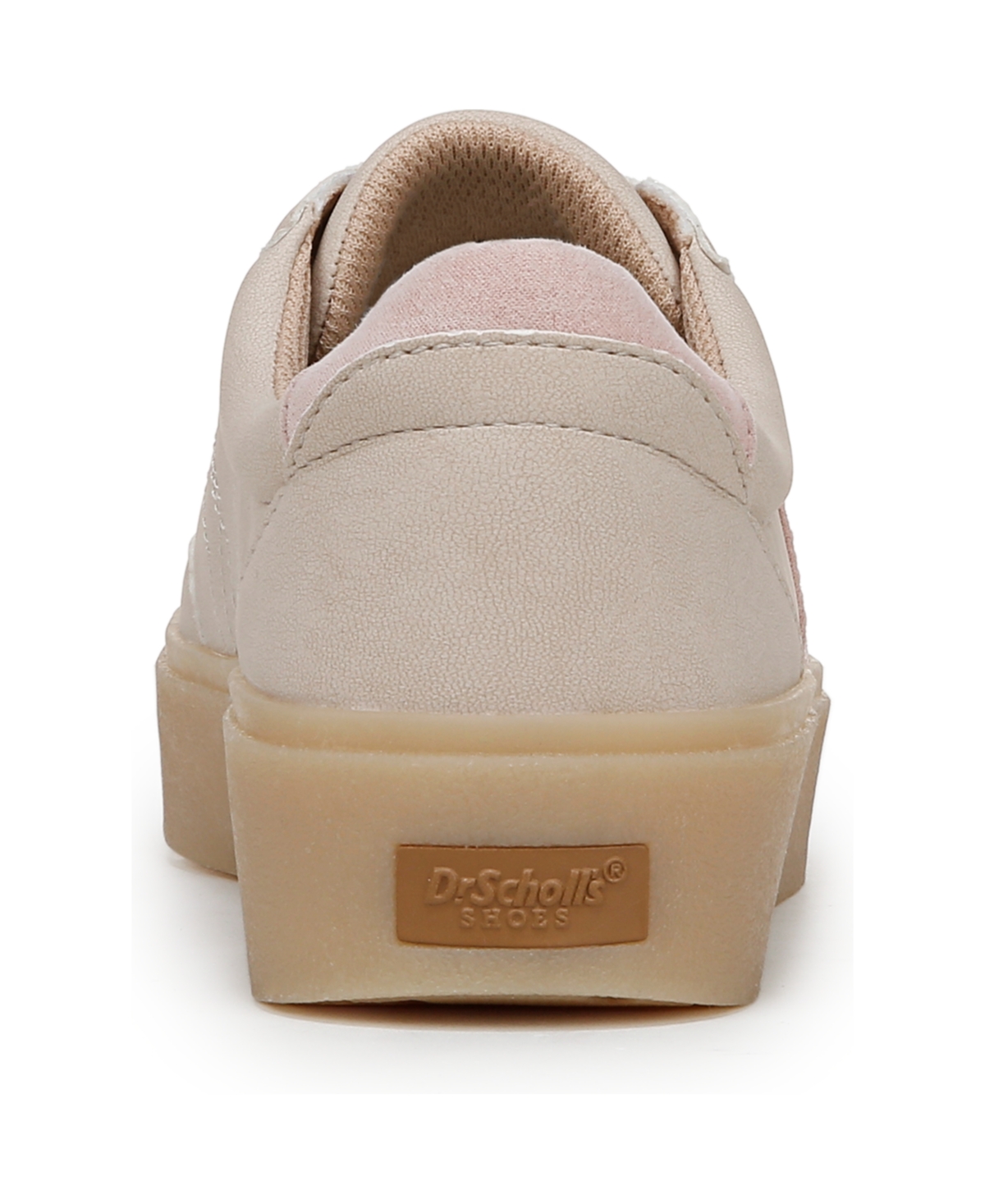 Shop Dr. Scholl's Women's Madison-lace Sneakers In Beige Faux Leather