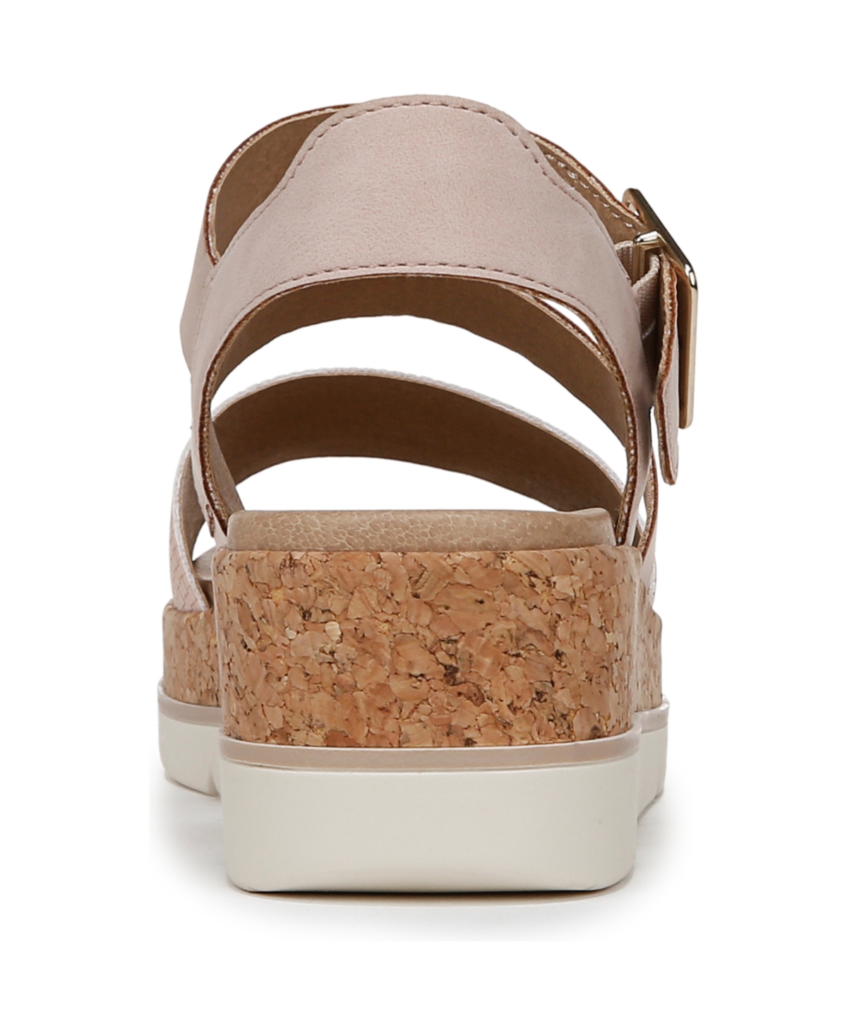 Shop Dr. Scholl's Women's Once Twice Espadrille Platform Sandals In Petal Pink Faux Leather