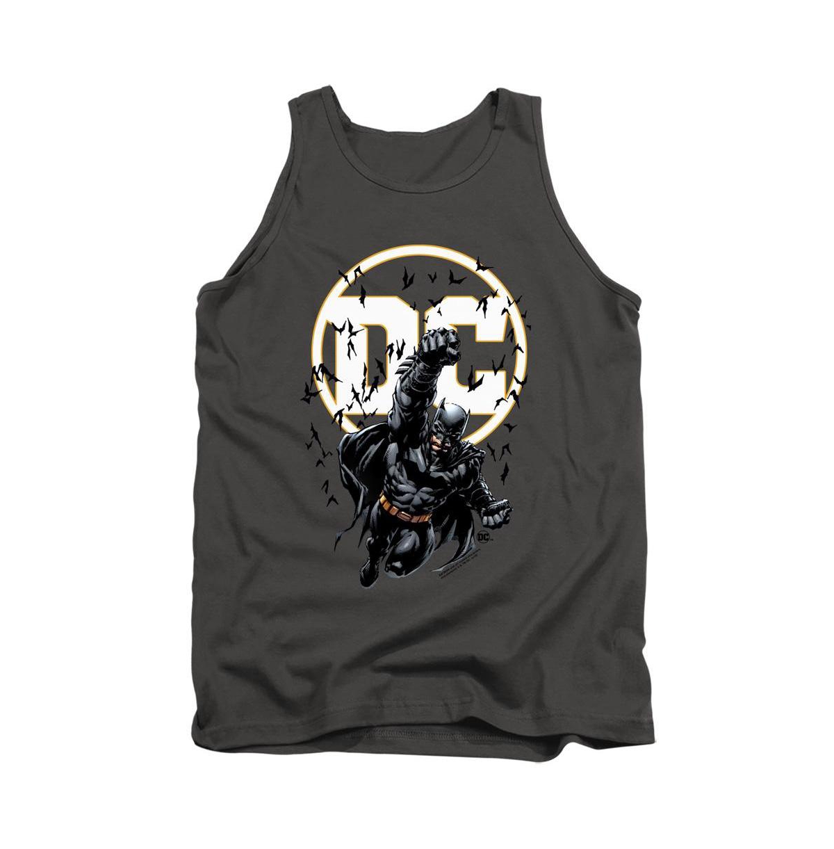 Mens Dc Comics Adult Tank Top - Charcoal