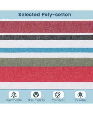 Portable Poly-Cotton Hammock with Stand and Carrying Case