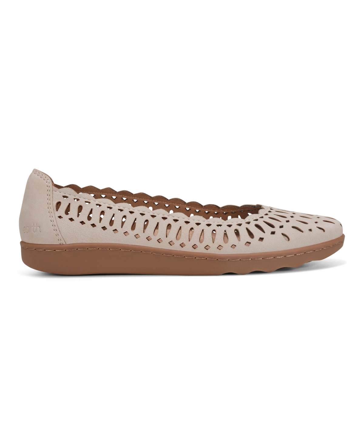 EARTH WOMEN'S LUNA CUTOUT BALLET FLATS 