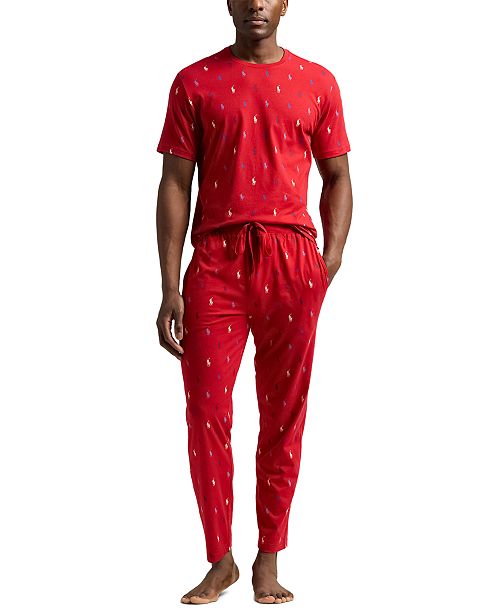 alfani Polo Ralph Lauren Men's Polo Pony Jogger Pajama Set Men's Fashion & Accessories