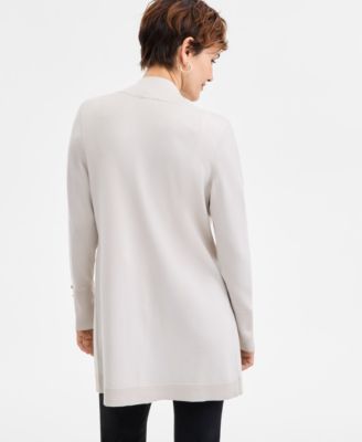 Women's Button-Sleeve Flyaway Cardigan Sweater