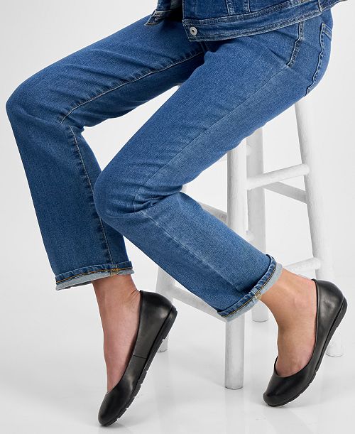 alfani Style & Co Women's Elsaa Cushioned Insoles Flats Exclusively at Macy's Women's Fashion Shoes & Accessories