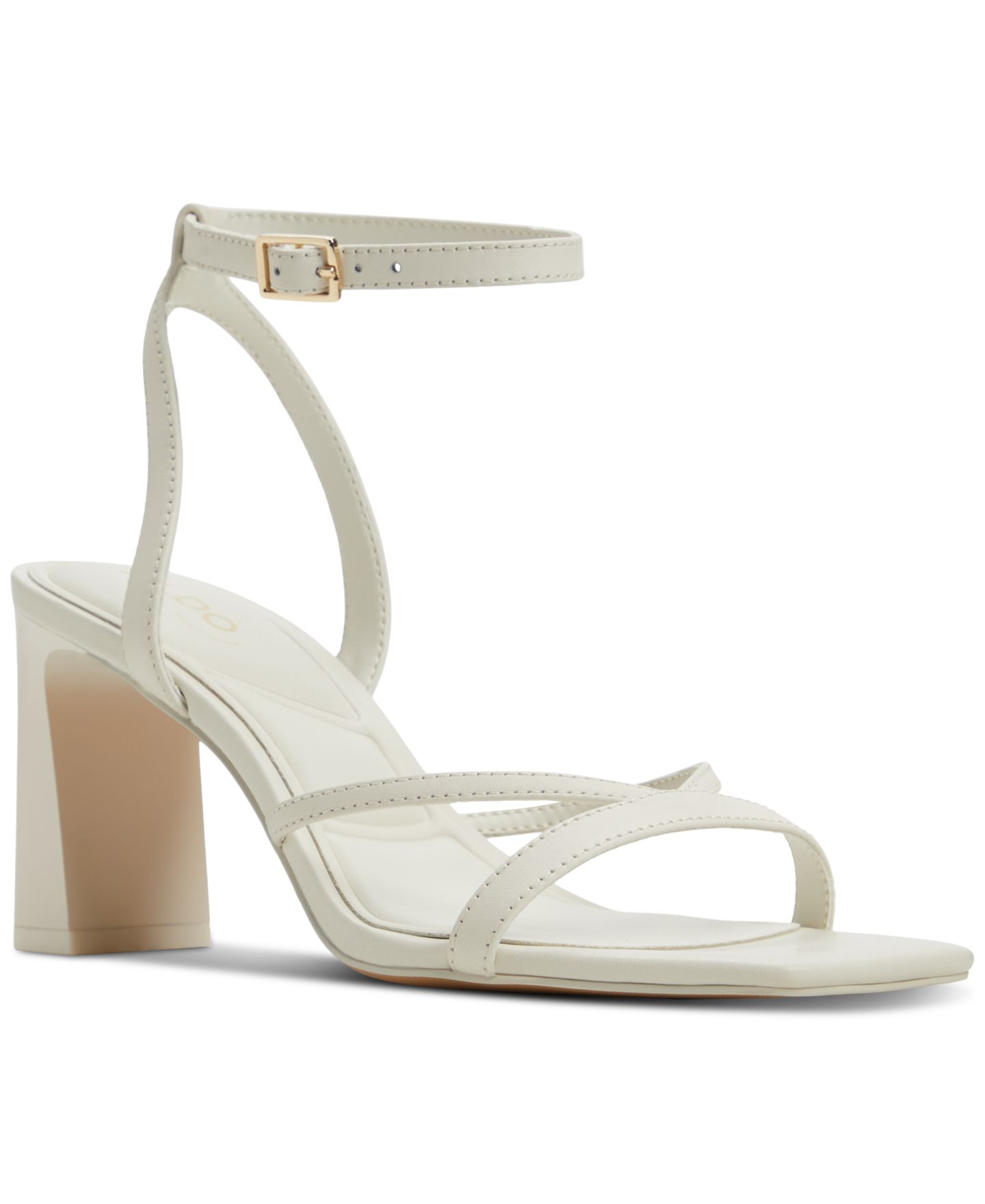 Женские сандалии ALDO Stellare Two-Piece Dress Sandals, цвет: Костяной — фото 1