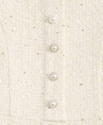 Big Girl Sleeveless Button Front Dress 