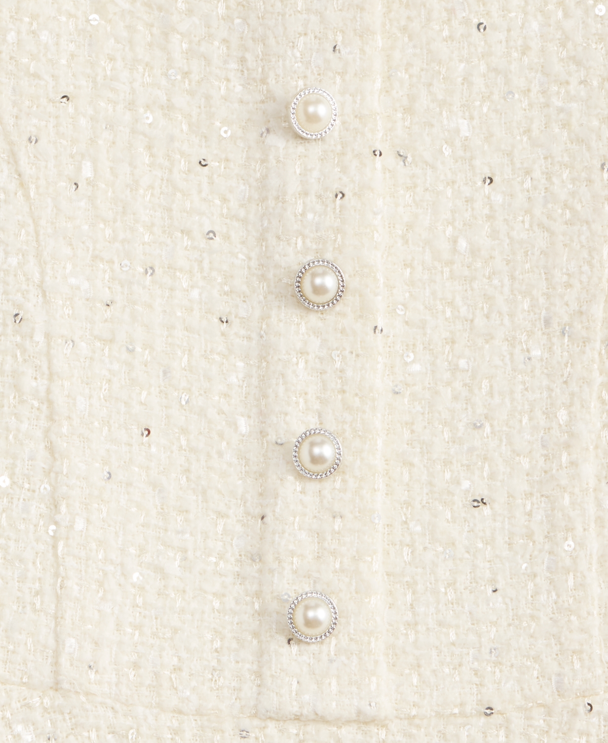Shop With Jules Big Girl Sleeveless Button Front Dress In Cream