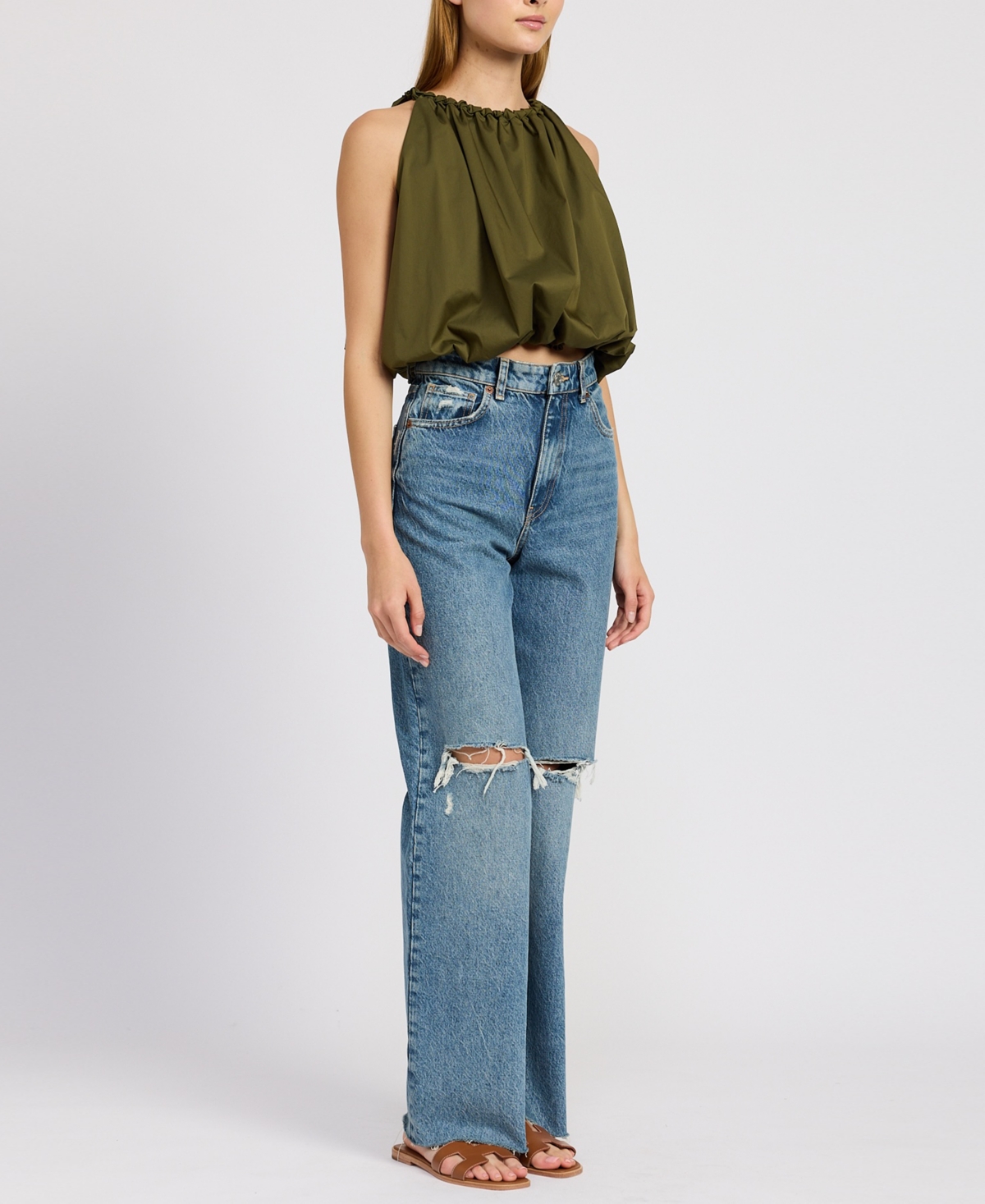 En Saison Women's Marianne Bubble Top