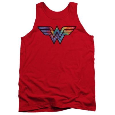 Men's DC Comics Wonder Woman Wonder Woman Tie Dye Logo Adult Tank Top
