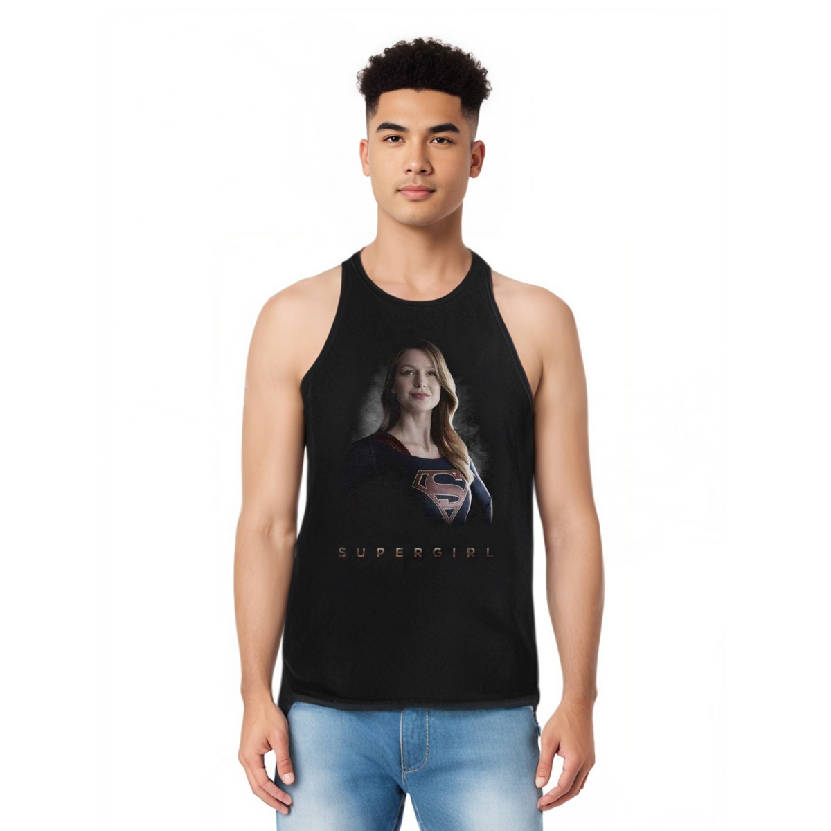 Mens Stand Tall Adult Tank Top - Black