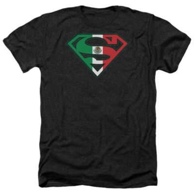 Mens Mexican Flag Shield Adult Heather Tee / T-Shirt
