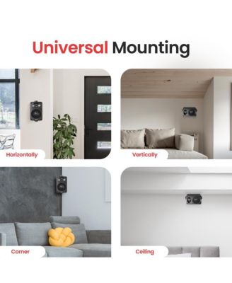 3.5” 2-Way Bluetooth Wireless Speaker System - Waterproof, 200W Max Power, 1/2” Tweeter, Compact Design