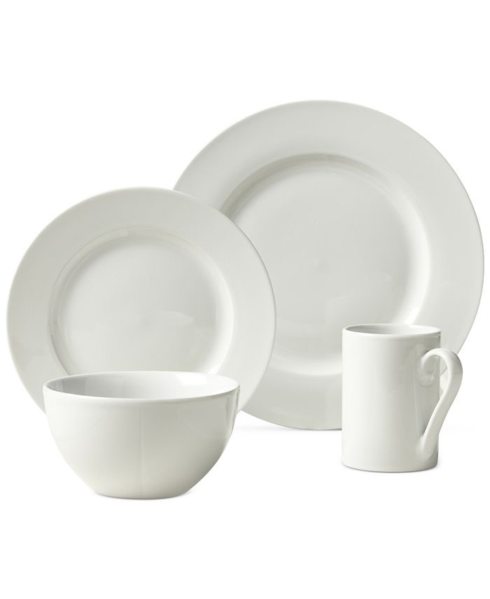 Tabletops Gallery Soleil 16Pc. Ash White Set, Service for 4 Macy's