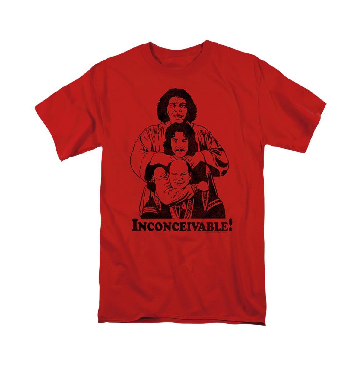 Mens Inconceivable Short Sleeve Adult Tee / T-Shirt - Red