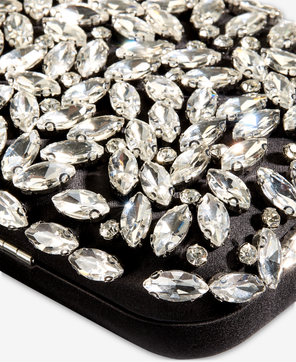 Inc International Concepts East West Embellished Small Minaudiere, Exclusively At Macy's In Black