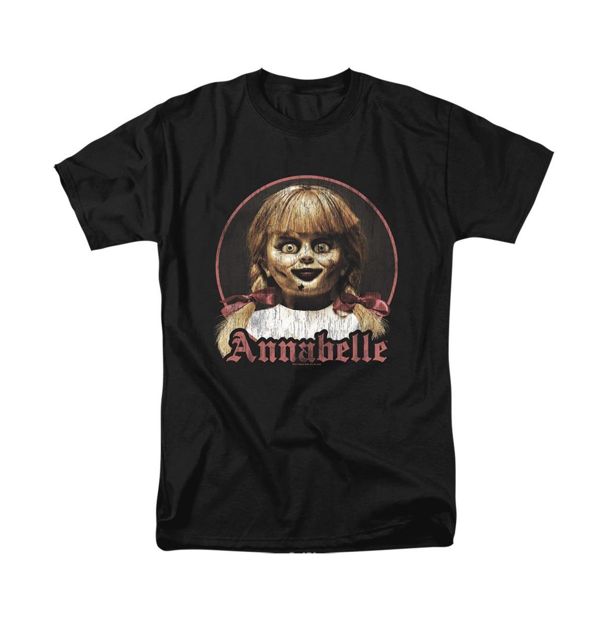 Mens Portrait Short Sleeve Adult Tee / T-Shirt - Black