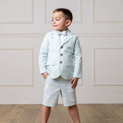 Boys Classic Seersucker Bow Tie