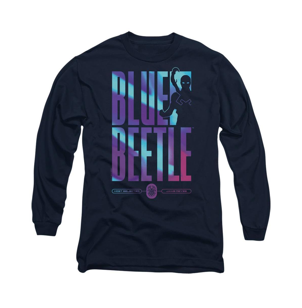 Men's Hero Host Long Sleeve Adult Tee / T-Shirt - Navy