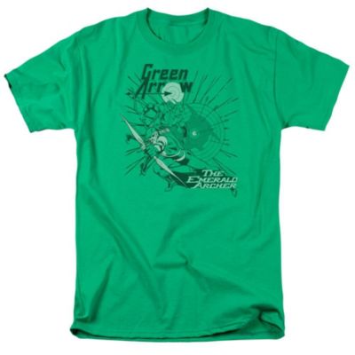 Big & Tall DC Comics Green Arrow The Emerald Archer Short Sleeve Adult Tee / T-Shirt