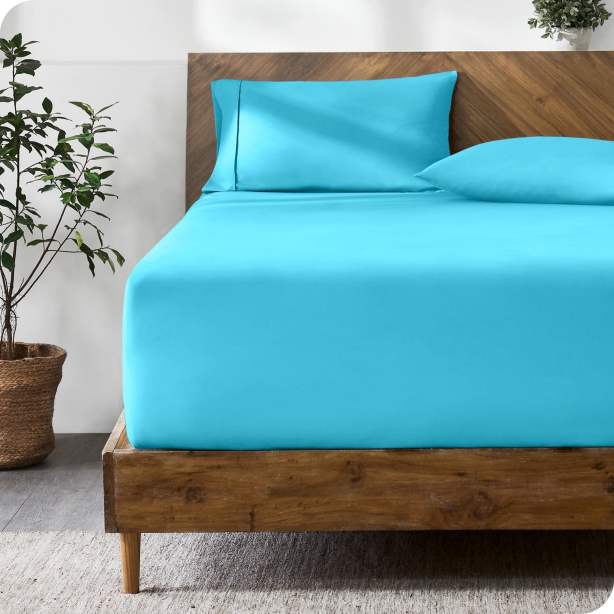 Bare Home 22 Inch Extra Deep Pocket Fitted Sheet