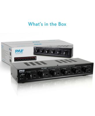 6-Ch. Multi-Zone Speaker Selector System with Independent Volume Control