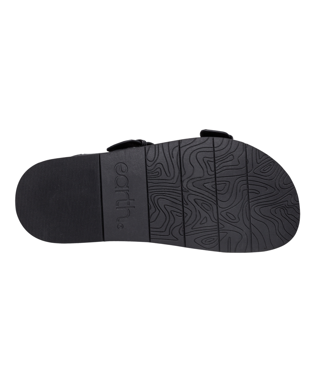 EARTH WOMEN'S FRANCII DOUBLE BAND FLAT SLIP-ON SANDALS 