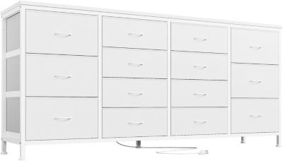 63 Inch metal 14 Drawer Dresser
